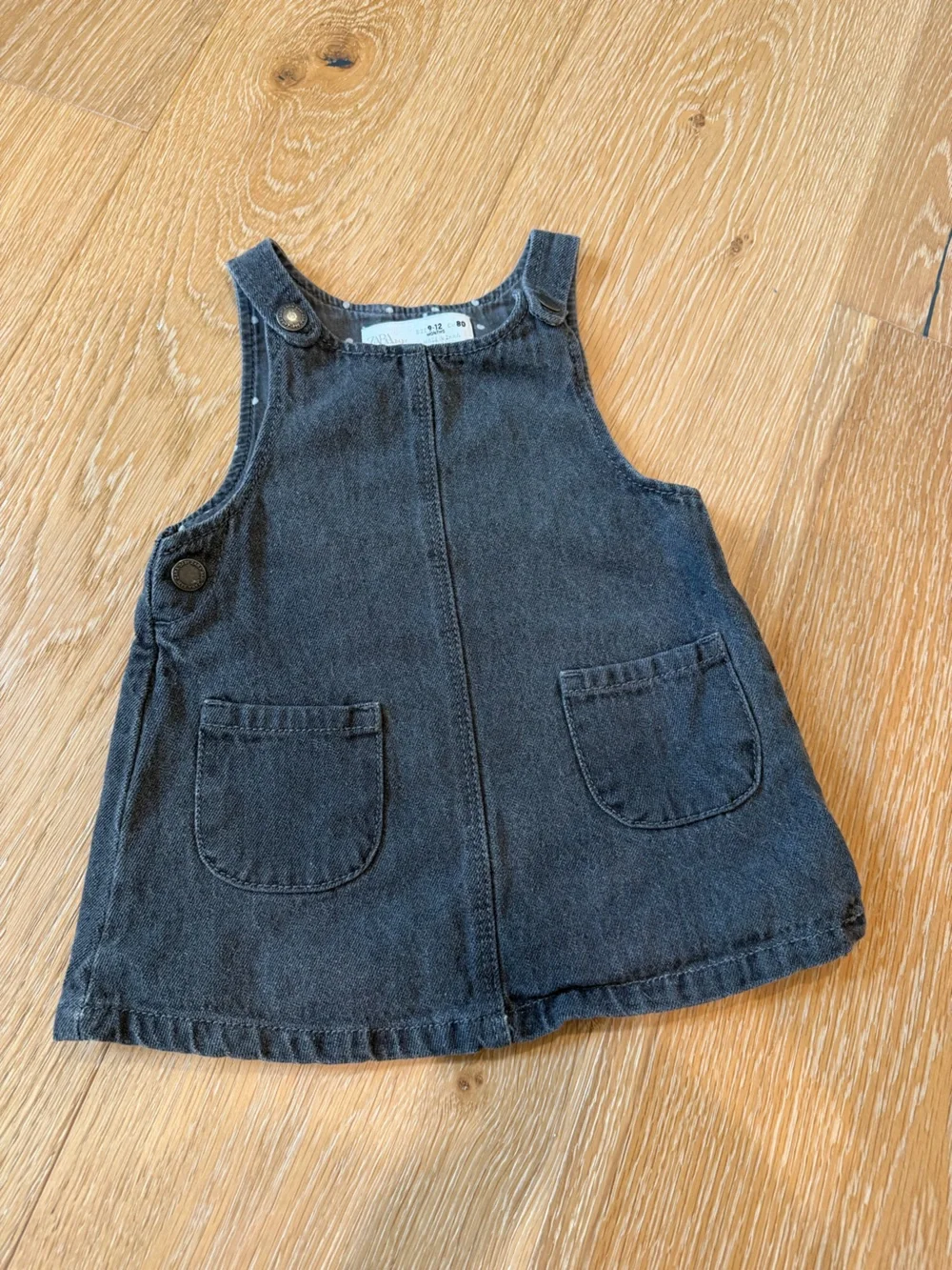Zara • Black Denim Dress